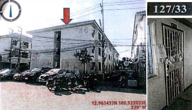 คอนโดหลุดจำนอง ธ.ธนาคารอาคารสงเคราะห์ ชลบุรี บางละมุง หนองปรือ