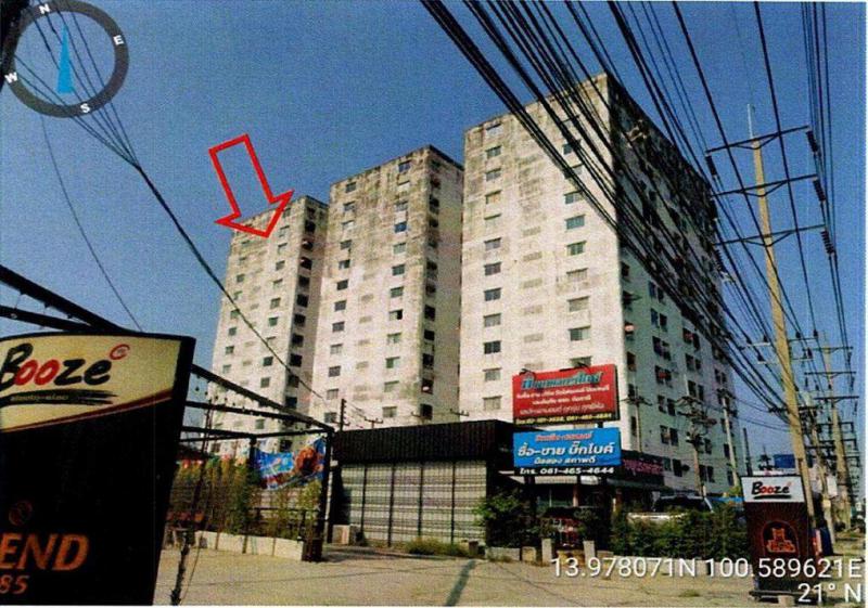 คอนโดหลุดจำนอง ธ.ธนาคารอาคารสงเคราะห์ ปทุมธานี เมืองปทุมธานี บางพูน