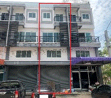 อาคารพาณิชย์หลุดจำนอง ธ.ธนาคารกรุงเทพ สมุทรปราการ พระสมุทรเจดีย์ บ้านคลองสวน