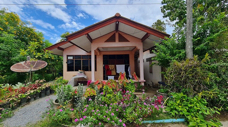 บ้านหลุดจำนอง ธ.ธนาคารกรุงเทพ พัทลุง ศรีนครินทร์ บ้านนา